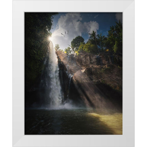 Blangsinga White Modern Wood Framed Art Print by Pablo De, Juan
