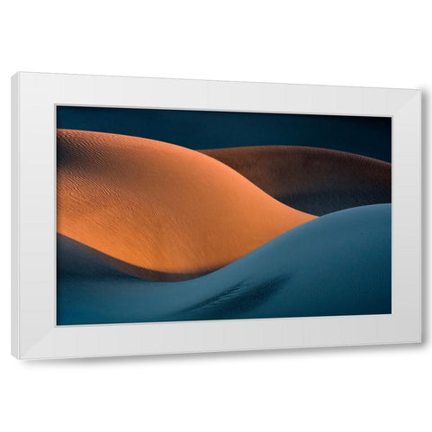 The Curves White Modern Wood Framed Art Print by Asghar Alimoradi, Ali