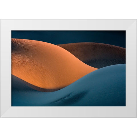 The Curves White Modern Wood Framed Art Print by Asghar Alimoradi, Ali