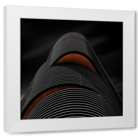 Pellentesque White Modern Wood Framed Art Print by Claes, Gilbert