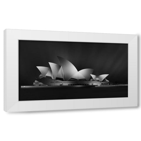 Dark Opera White Modern Wood Framed Art Print by Parejo, Jose