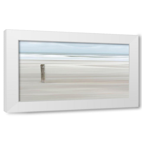 Steadvast White Modern Wood Framed Art Print by Van Son, Greetje