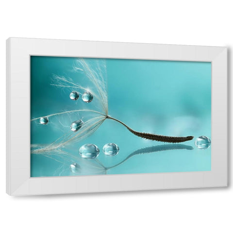 Water White Modern Wood Framed Art Print by Barbieri, Rina