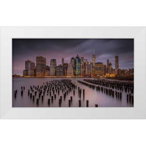 Back Home White Modern Wood Framed Art Print by Agazzi, Andreas