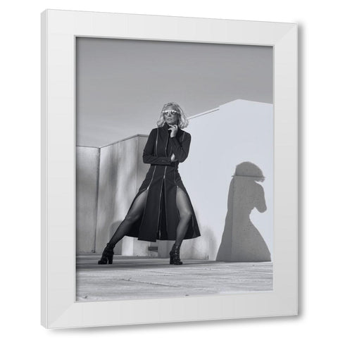 Isabel Del Pedro White Modern Wood Framed Art Print by gNo