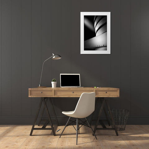 The Guggenheim Museum White Modern Wood Framed Art Print by Ruiz Dueso, Jorge