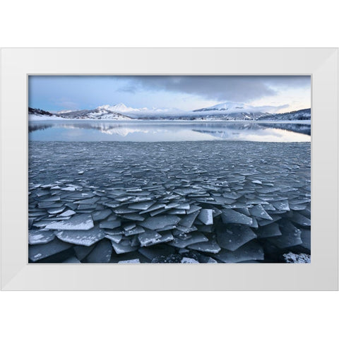 Untitled White Modern Wood Framed Art Print by Lucidi, Riccardo