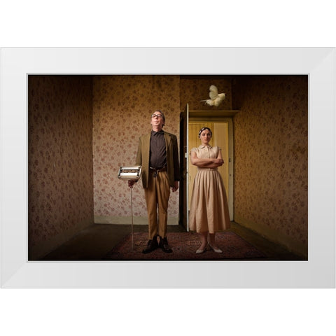 Home, Sweet Home II White Modern Wood Framed Art Print by von Diepenbroek, Christine