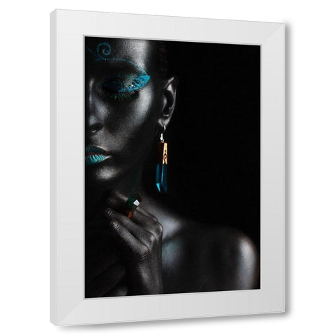 Guide White Modern Wood Framed Art Print by Kovalev, Ivan