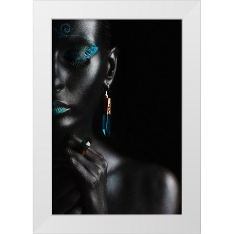 Guide White Modern Wood Framed Art Print by Kovalev, Ivan