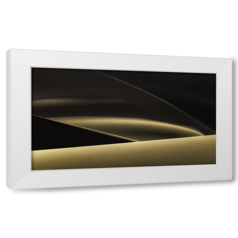 Dunescape-Namib Desert White Modern Wood Framed Art Print by Ivanoff-Erb, Xenia