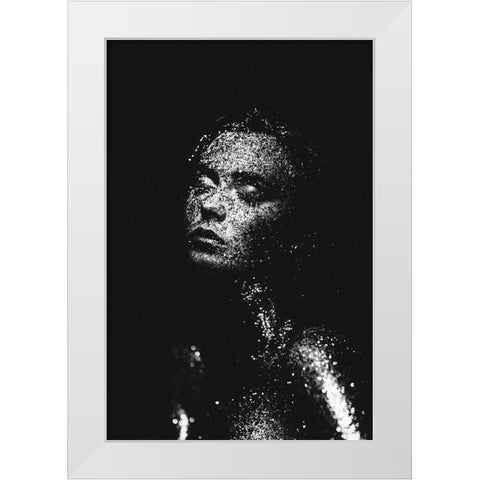 Untitled White Modern Wood Framed Art Print by Vasilenko, Artem