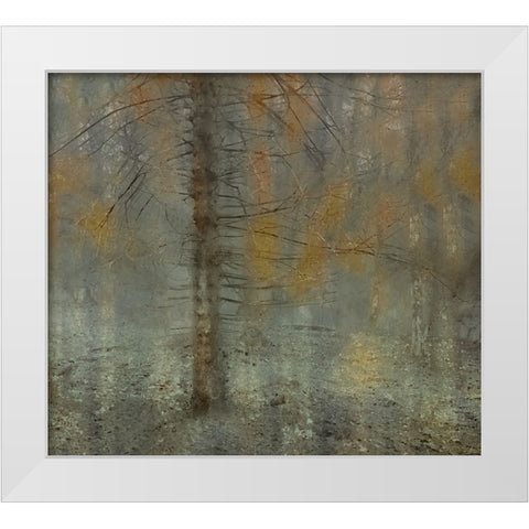 Pine Tree White Modern Wood Framed Art Print by Talen, Nel