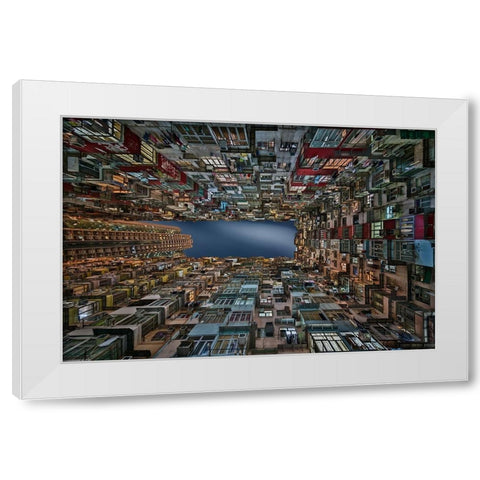 Infinite Windows White Modern Wood Framed Art Print by Figueras, Antoni