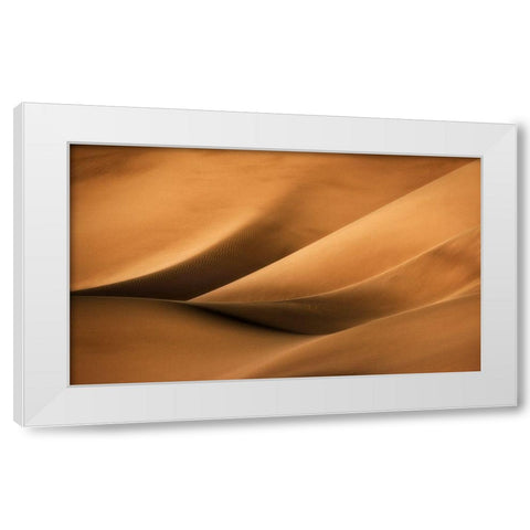 Untitled White Modern Wood Framed Art Print by Mehrafshar Efiap, Babak