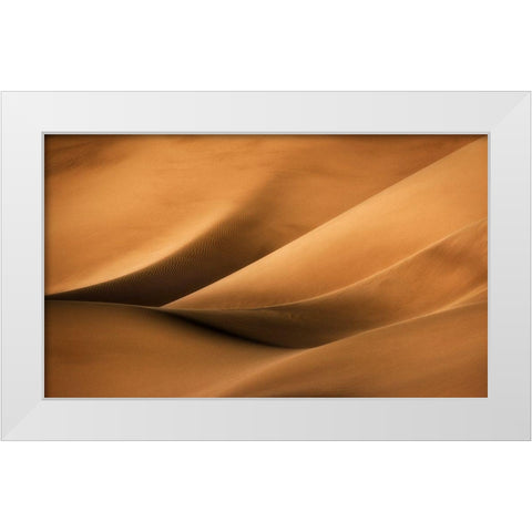 Untitled White Modern Wood Framed Art Print by Mehrafshar Efiap, Babak