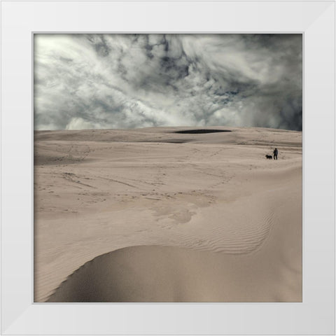 Faithful Company White Modern Wood Framed Art Print by Claes, Gilbert