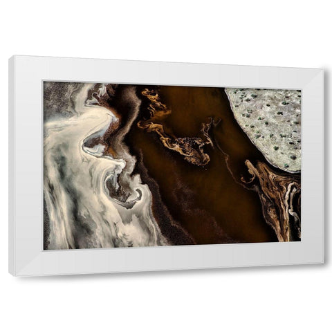 The Pattern White Modern Wood Framed Art Print by Chang, Phillip