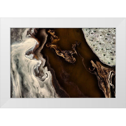 The Pattern White Modern Wood Framed Art Print by Chang, Phillip