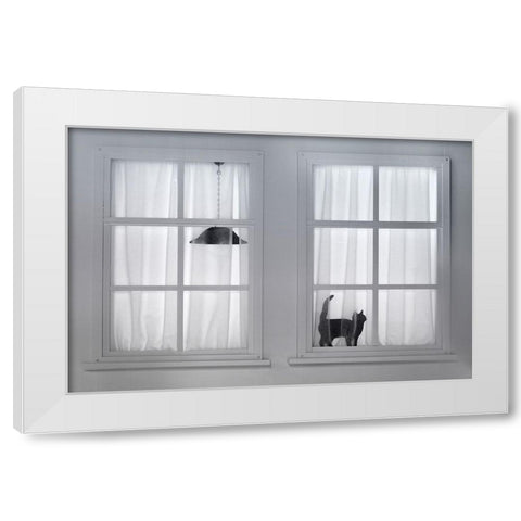 This Is Also Holland. White Modern Wood Framed Art Print by Wijers Smeets, Wilma