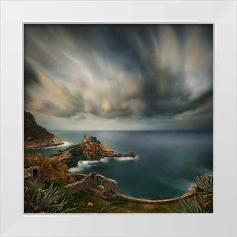 Fortress... White Modern Wood Framed Art Print by Browko, Krzysztof