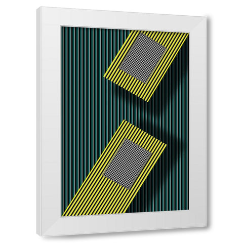 255-255-0 White Modern Wood Framed Art Print by aRRO