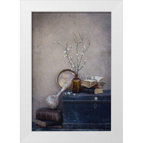 Almost Spring... White Modern Wood Framed Art Print by Lazarov, Dimitar