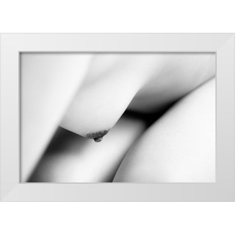 The Body White Modern Wood Framed Art Print by De Waal, Marco