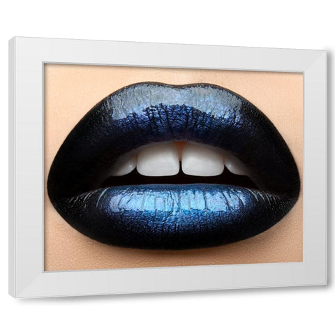 Macro Beauty White Modern Wood Framed Art Print by Malikov, Alex