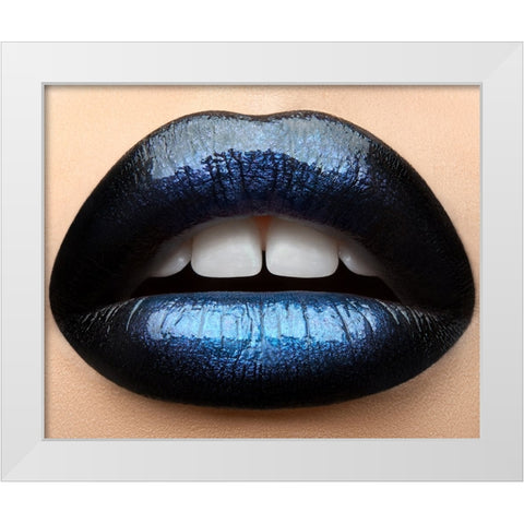 Macro Beauty White Modern Wood Framed Art Print by Malikov, Alex