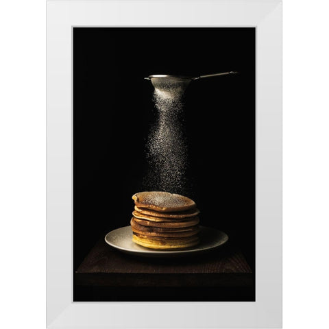 Untitled White Modern Wood Framed Art Print by Suzuki, Suzuhiko