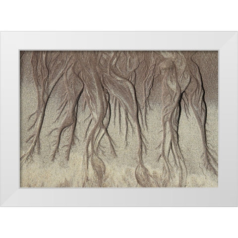 Low Tide White Modern Wood Framed Art Print by Johansson, Bror