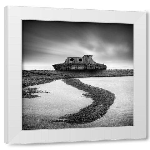 Wrecks 02 White Modern Wood Framed Art Print by Digalakis, George
