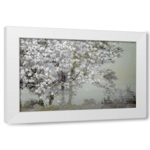 Spring White Modern Wood Framed Art Print by Talen, Nel