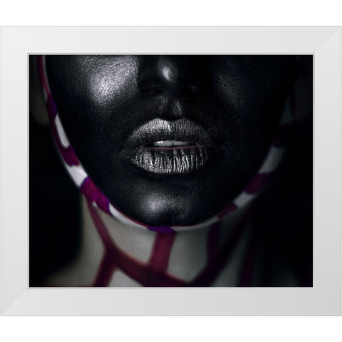 Showbiz White Modern Wood Framed Art Print by Kovalev, Ivan