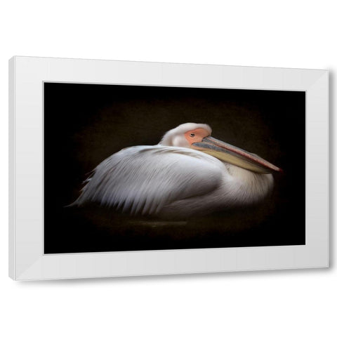 Half Asleep White Modern Wood Framed Art Print by Itoyama, Eiji