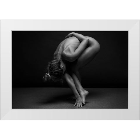 Bodyscape White Modern Wood Framed Art Print by Belovodchenko, Anton