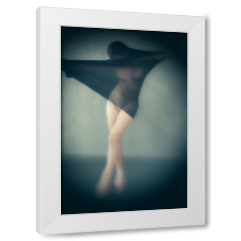 Stretch White Modern Wood Framed Art Print by Brackstone, Mel