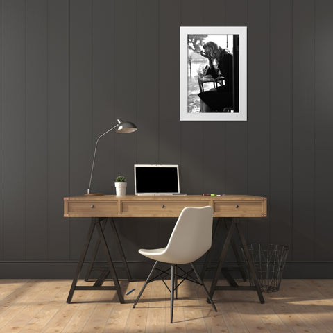 Holding Back The Years ... Part 4 White Modern Wood Framed Art Print by Peter Muller Photography