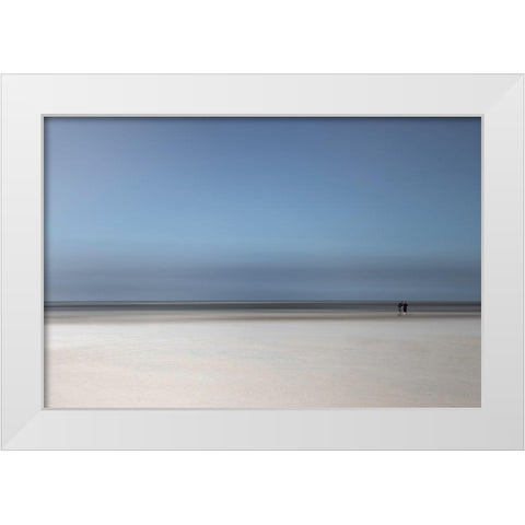 The Beach Boys White Modern Wood Framed Art Print by Claes, Gilbert