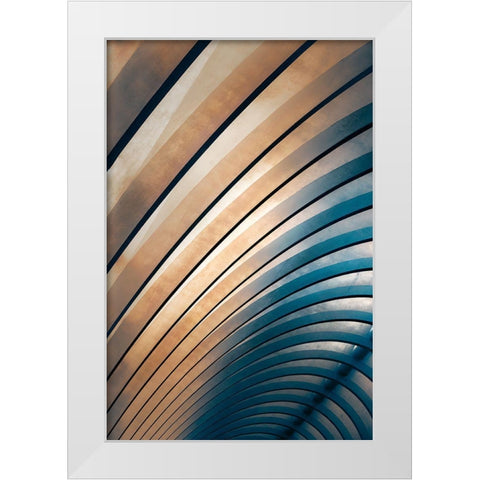 Corridor White Modern Wood Framed Art Print by Huybrighs, Marc