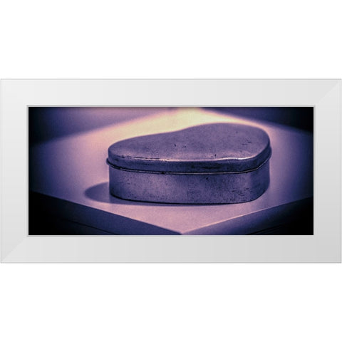 The Gift White Modern Wood Framed Art Print by Menhard, Ingo