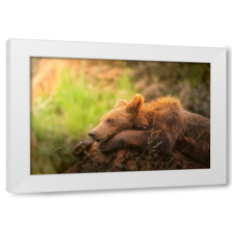 Top Model. White Modern Wood Framed Art Print by Saavedra Ruiz, Sergio