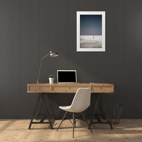 What Will Remain After You ... White Modern Wood Framed Art Print by Fedotov, Vadim