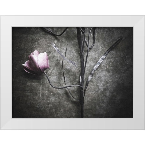 Lonely White Modern Wood Framed Art Print by Lagaa, Kahar