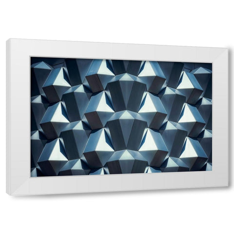 Outlined White Modern Wood Framed Art Print by Kreiten, Mike