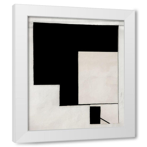 Untitled White Modern Wood Framed Art Print by Niemiec, Anna