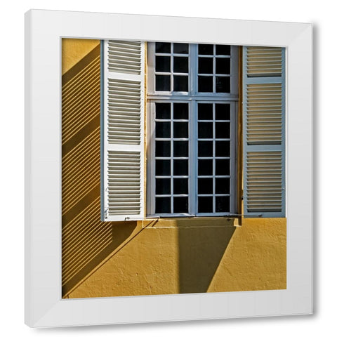 DonT Let The Sunshine In White Modern Wood Framed Art Print by Joosten, Lus