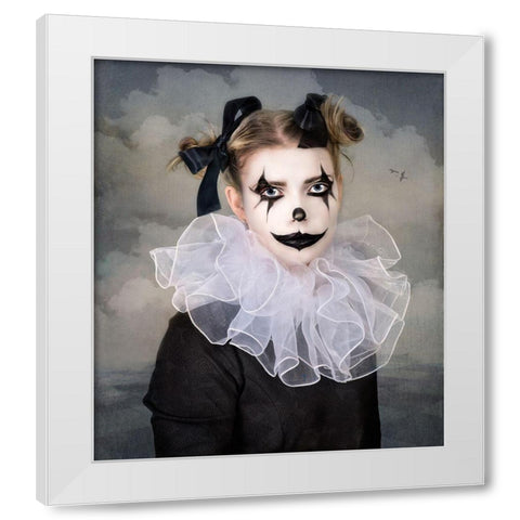 Life Is A Circus White Modern Wood Framed Art Print by Blease, Joan