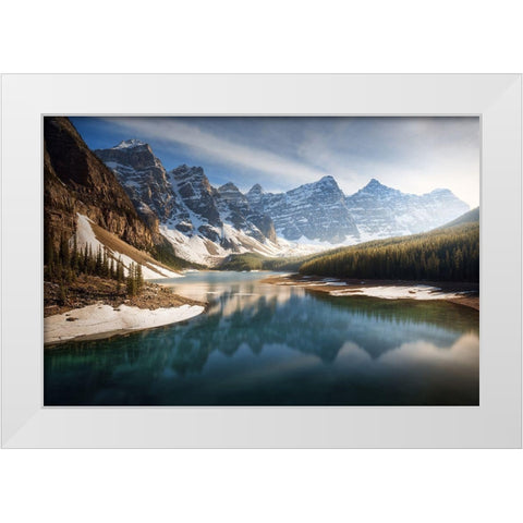 An Old Friend. White Modern Wood Framed Art Print by Pablo De, Juan